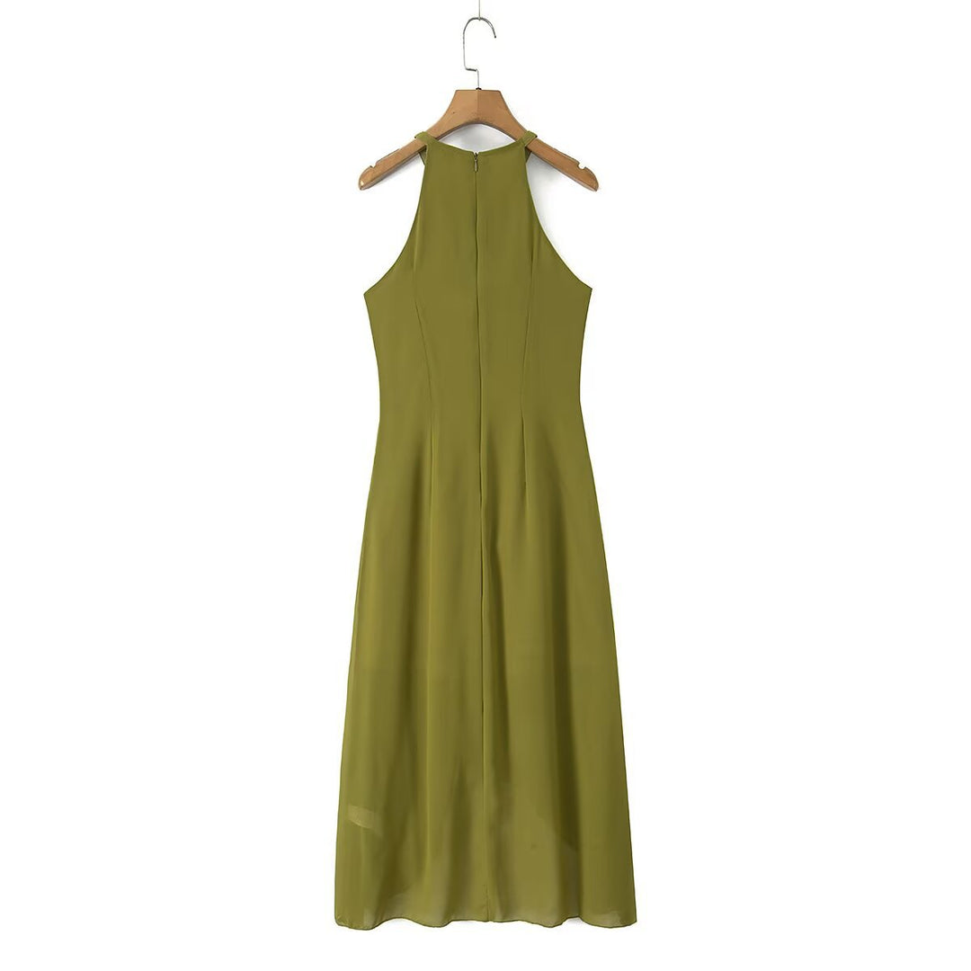 Damen Maxikleid mit schwingenden Volants Echo Archiv