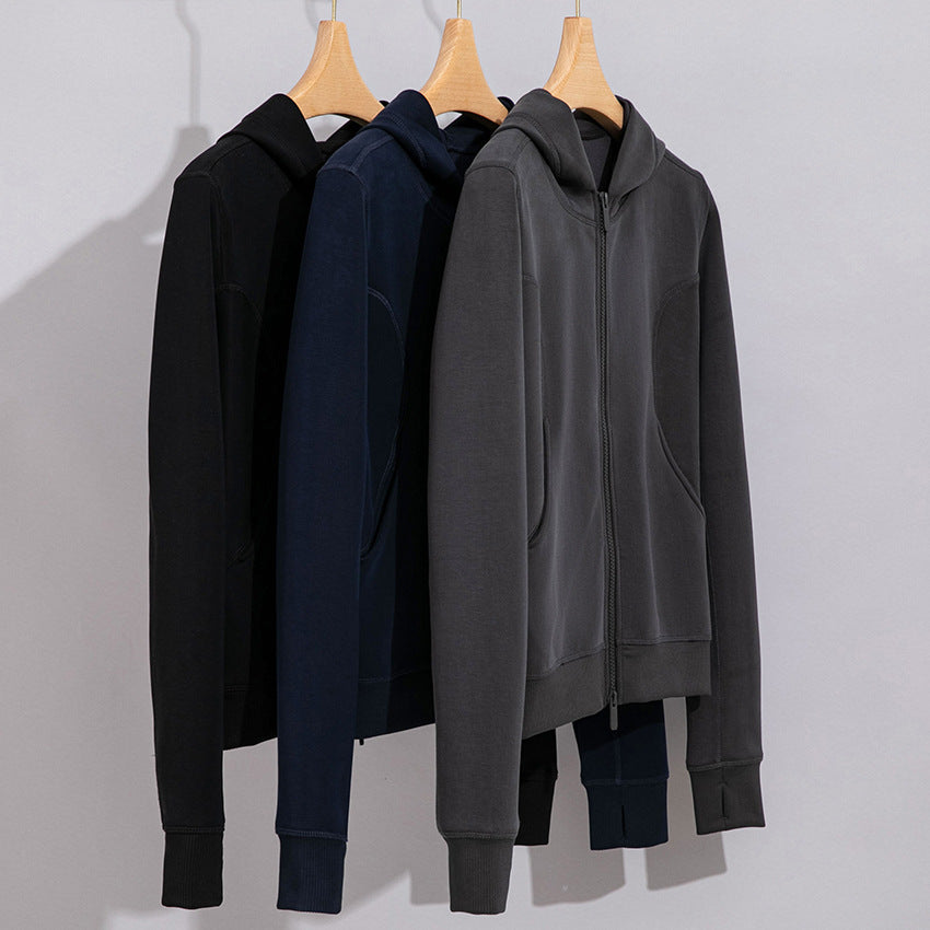 Damen Breite Baumwoll-Frottee-Loungehose mit hohem Bund und Tunnelzug Echoarchiv