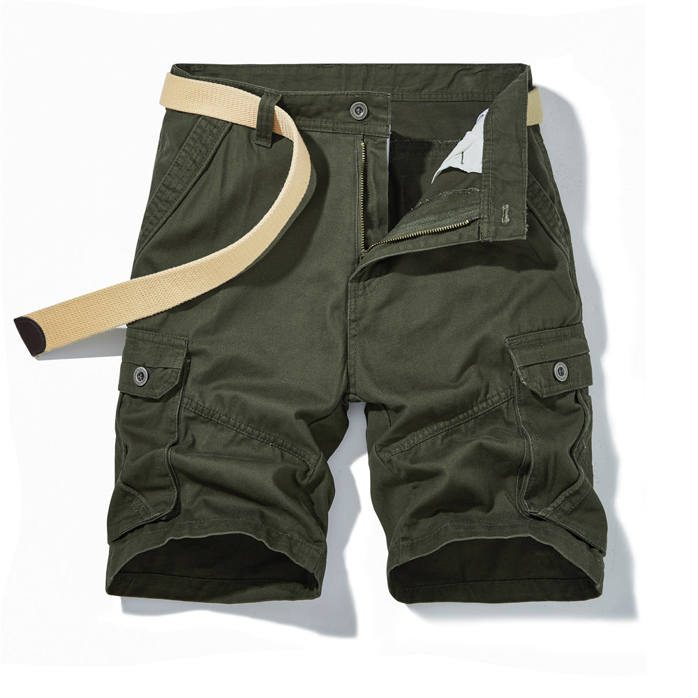 Herren funktionale Cargo-Shorts mit flexiblen Gürtelschlaufen und praktischen Seitentaschen Echoarchiv