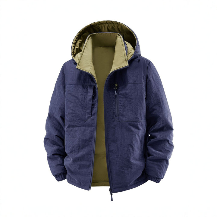 Herren Thermo-Fieldjacke mit Fleece-Innenfutter, Kapuze und Fronttaschen Echo Archiv