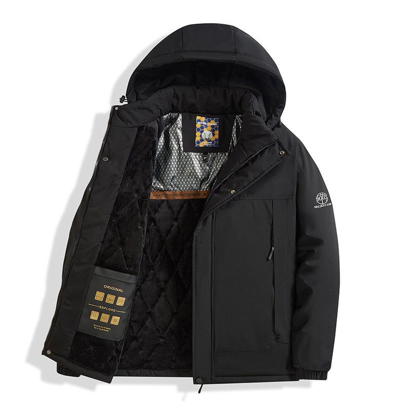 Herren Multifunktionale und warme Steppjacke Echo Archiv