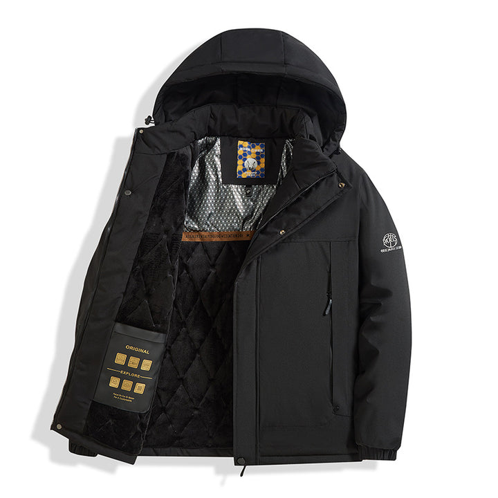 Herren Multifunktionale und warme Steppjacke Echo Archiv