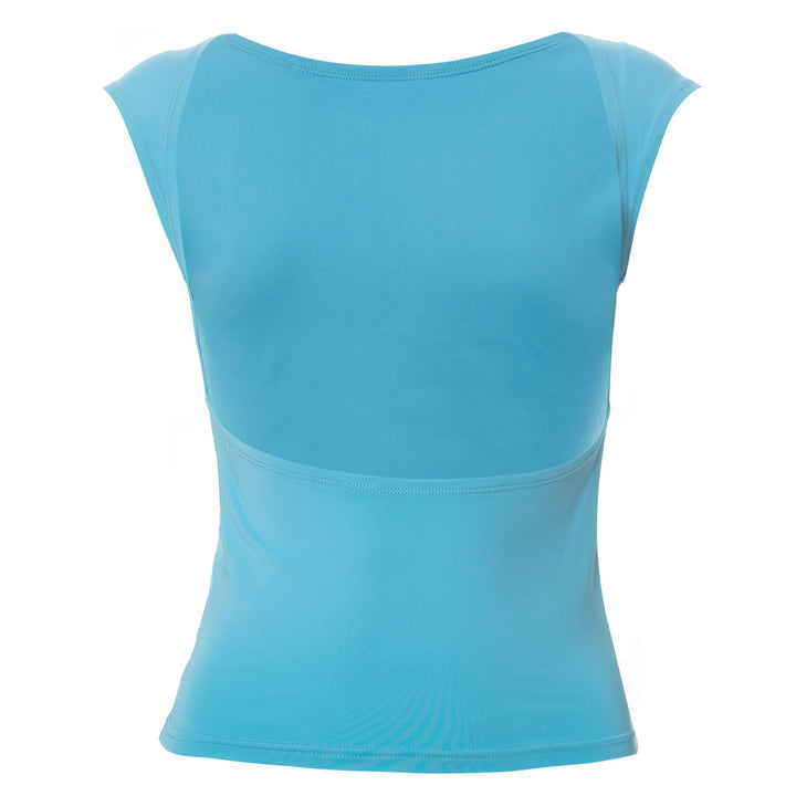 Damen körpernahes Kurzarmshirt aus elastischem Material Echo Archiv