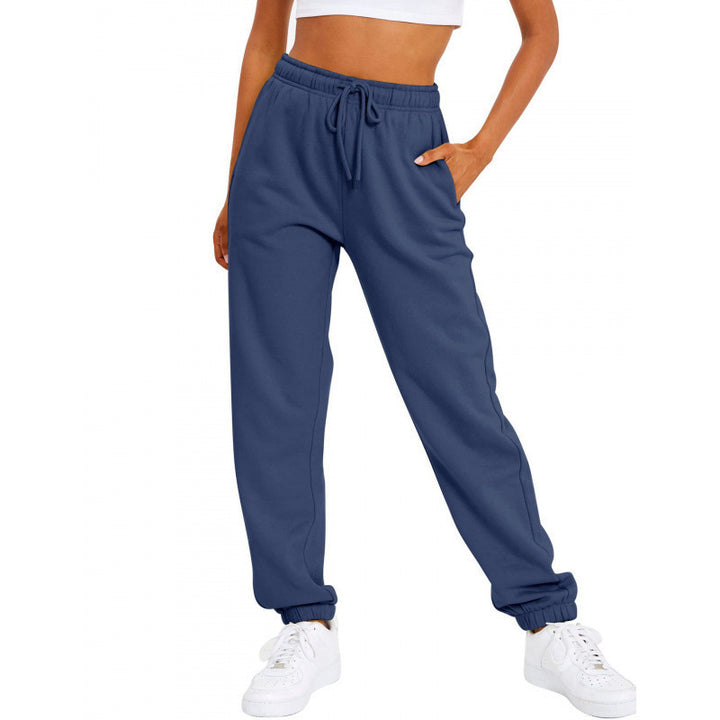 Damen nan locker sitzende Jogginghose mit hohem Komfortbund, verstellbarem Kordelzug und tiefen Seitentaschen Echo Archiv
