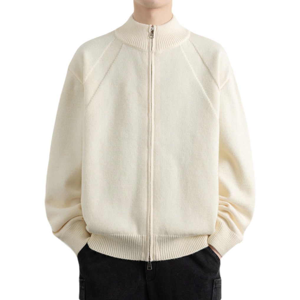 Herren Stilvolle Strickjacke mit Reißverschluss Echo Archiv