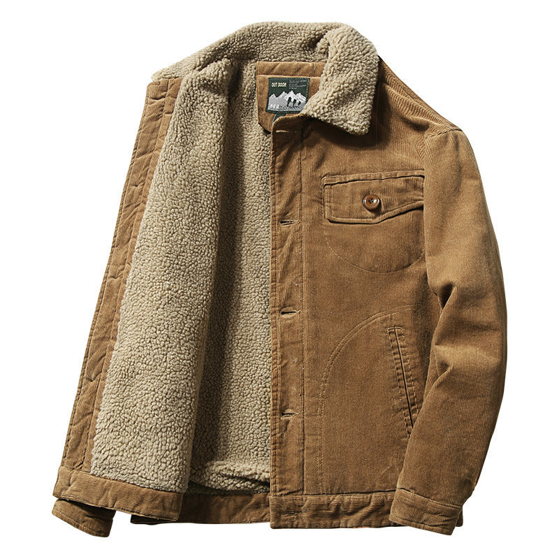 Herren Klassische Cordjacke Echo Archiv