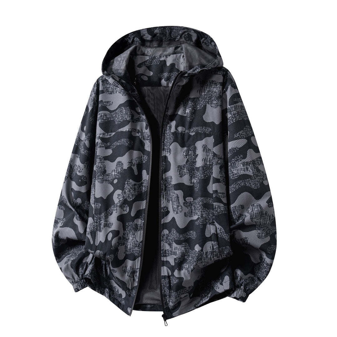 Herren Sportliche Camo-Funktionsjacke Echo Archiv