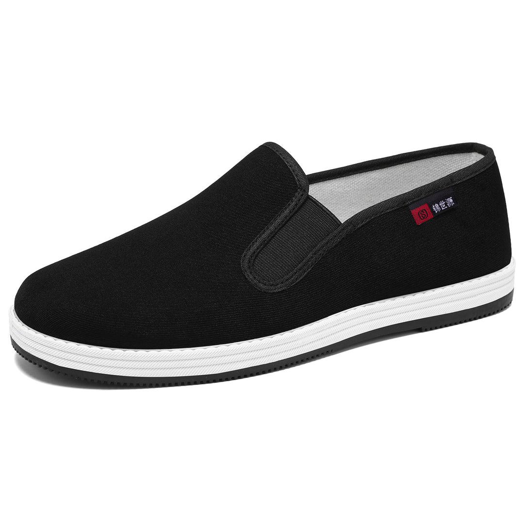 Herren nan leichter Canvas-Slip-On Alltagsschuh mit elastischem Einstieg, gepolsterter Innensohle und griffiger Gummilaufsohle Echo Archiv