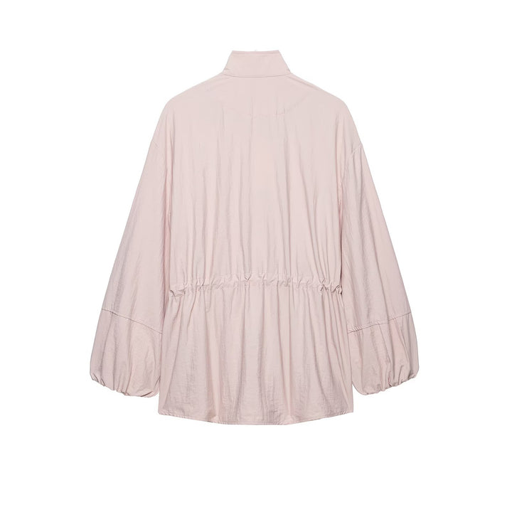 Damen Wasserabweisende Oversize-Parka mit Taillenraffung und Ballonärmeln Echo Archiv