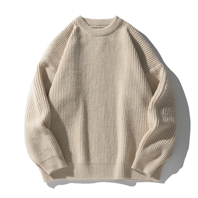 Unisex Oversize Grobstrickpullover mit Raglanärmeln und gerippten Bündchen Echo Archiv