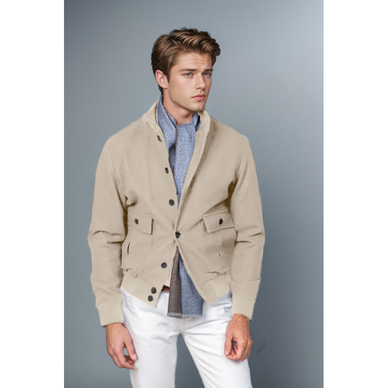 Herren modische Casual-Jacke mit praktischen Taschen Echoarchiv