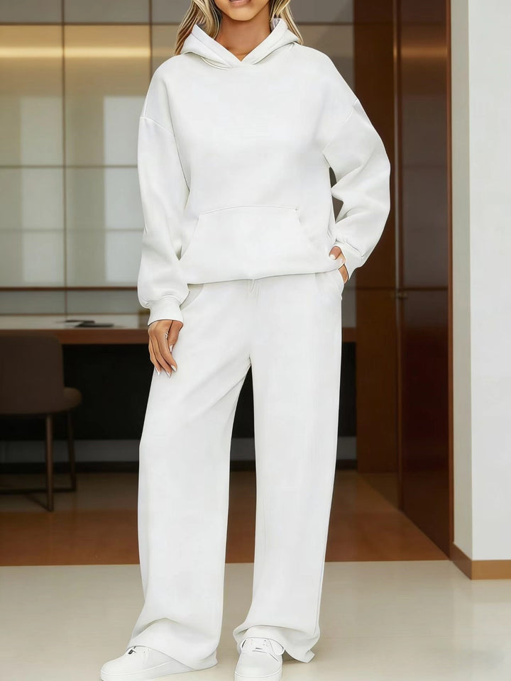 Damen nan kuscheliges Oversize Hoodie und weite Jogginghose Set Echo Archiv