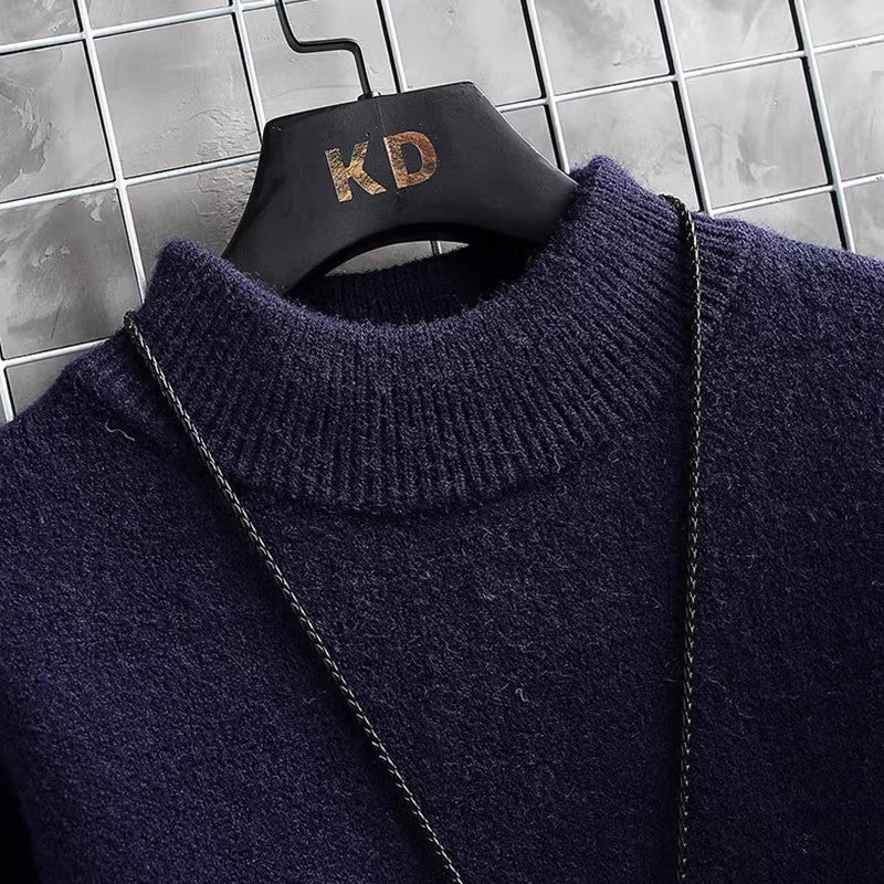 Herren modischer Rollkragenpullover mit stylishen Farbverlauf Echoarchiv