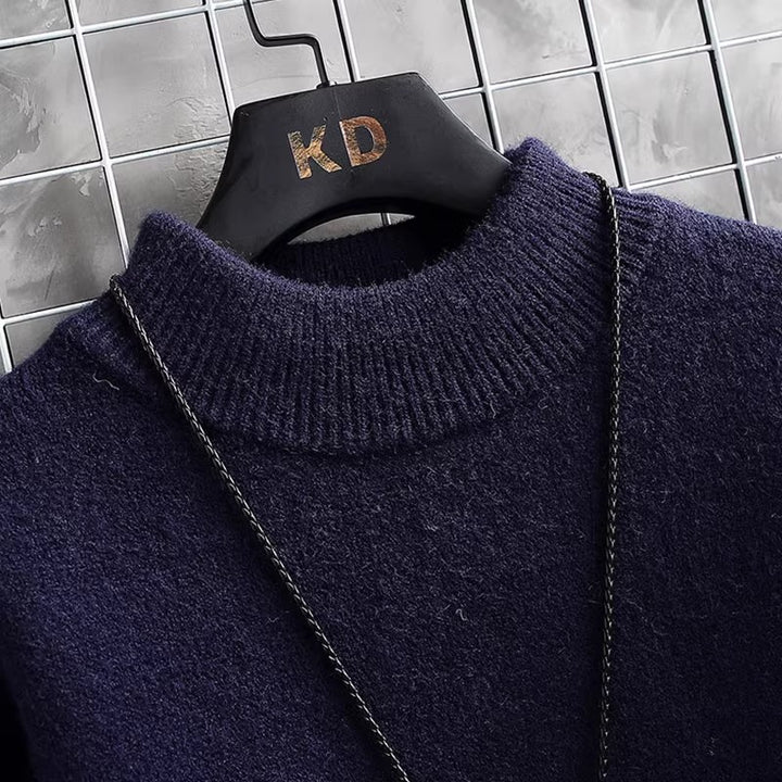 Herren modischer Rollkragenpullover mit stylishen Farbverlauf Echoarchiv