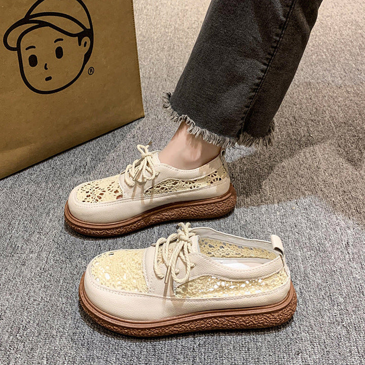 Damen Komfortable Freizeit Sneakers mit atmungsaktiver Oberflächenstruktur Echo Archiv