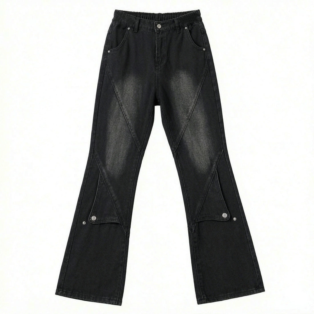 Damen Modische High-Waist Jeans Echoarchiv