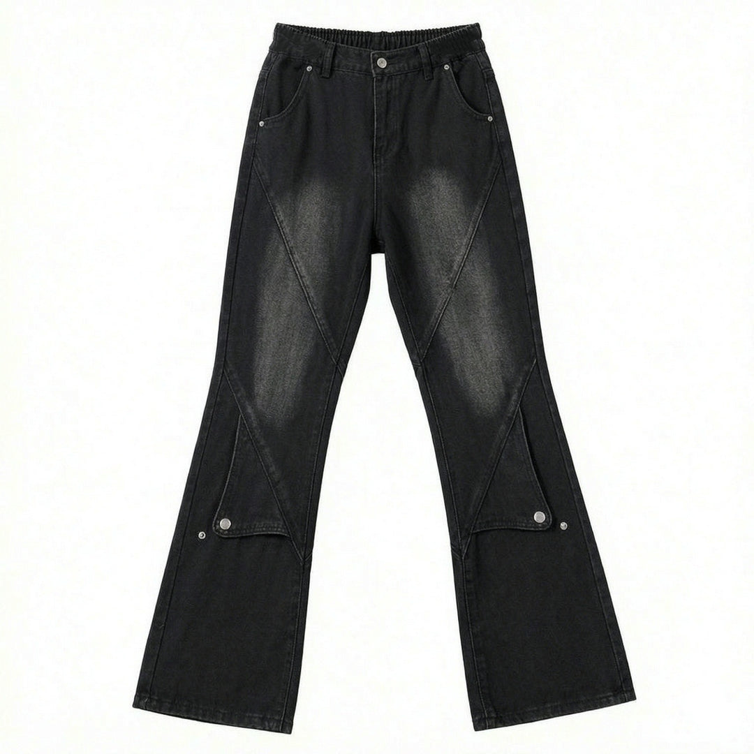 Herren Modische Baggy Jeans mit innovativen Nähten Echoarchiv