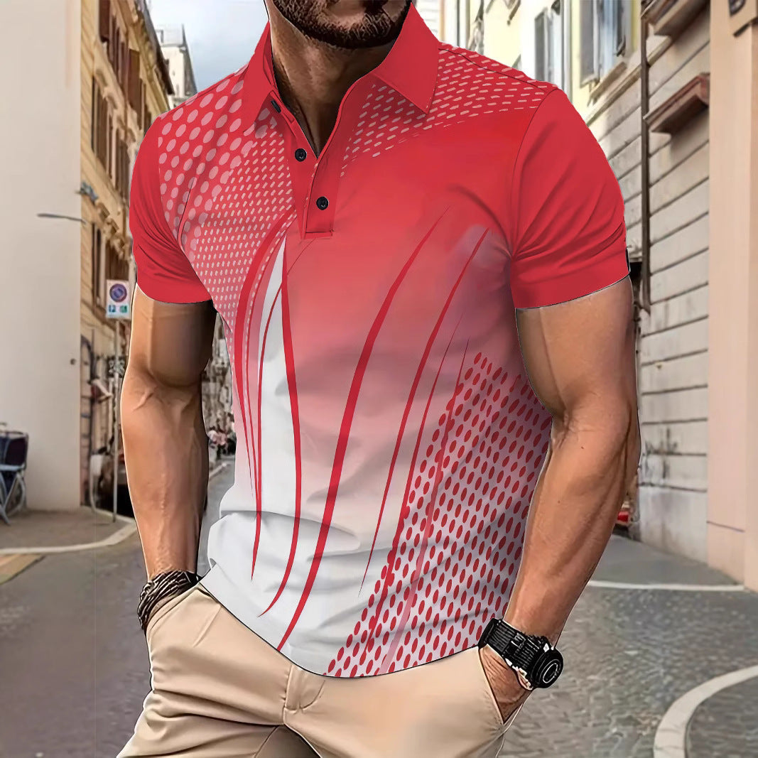 Herren Sportliches Poloshirt mit modernem Design Echoarchiv