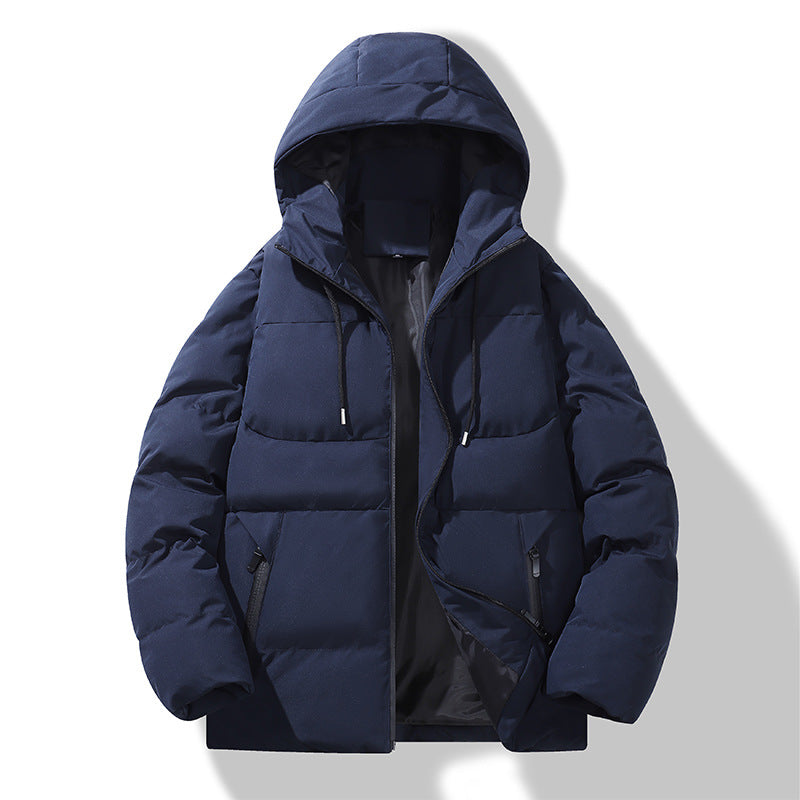 Herren isolierte Übergangsjacke mit Druckknopf und hochklappbarem Kragen Echoarchiv