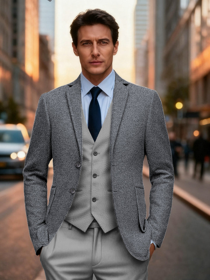 Herren klassischer einreihiger Blazer Echoarchiv