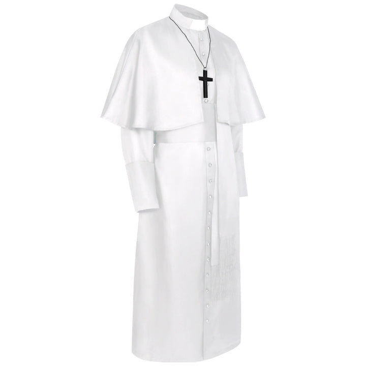 Damen nan eleganter Maxicape-Mantel mit gestuften Schultercapes und Stehkragen Echo Archiv