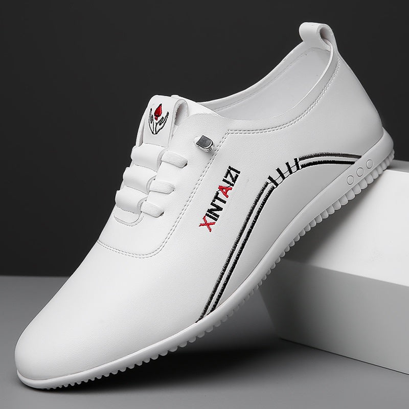 Herren Elegante und bequeme Echtleder Sneakers Echoarchiv