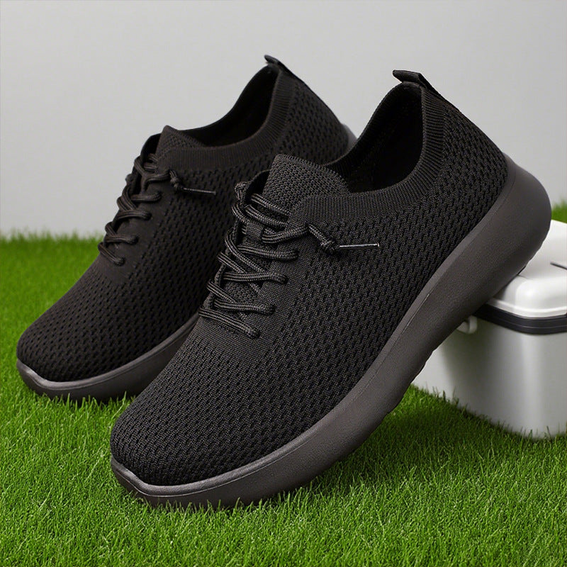 Damen nan gestrickter Slip-On Sneaker mit sockenähnlichem Schaft, elastischer Schnürung und gedämpfter EVA-Sohle Echo Archiv
