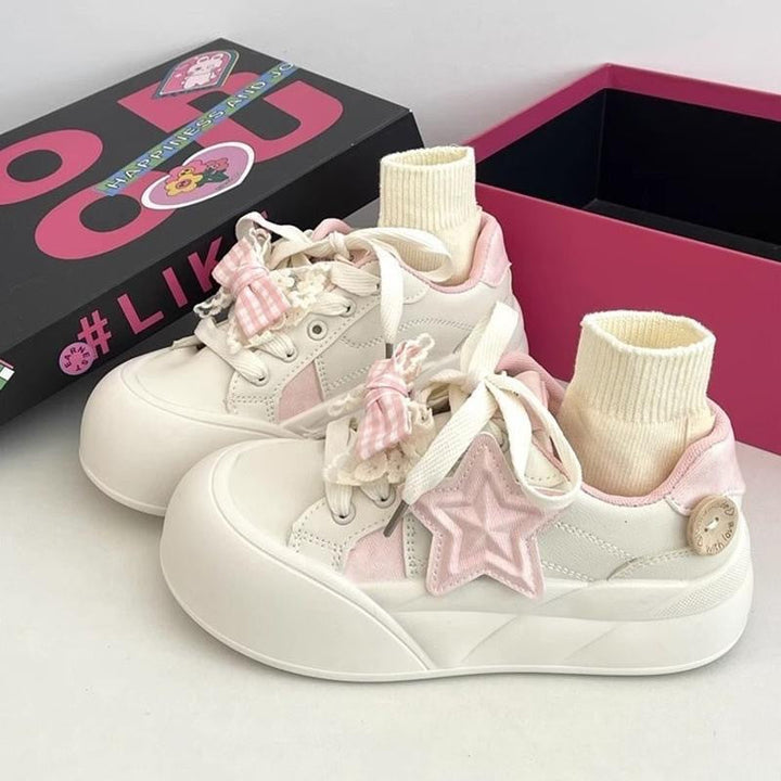 Damen Sneakers aus hochwertigem Leder mit modischem Socken-Design von Echo Archiv