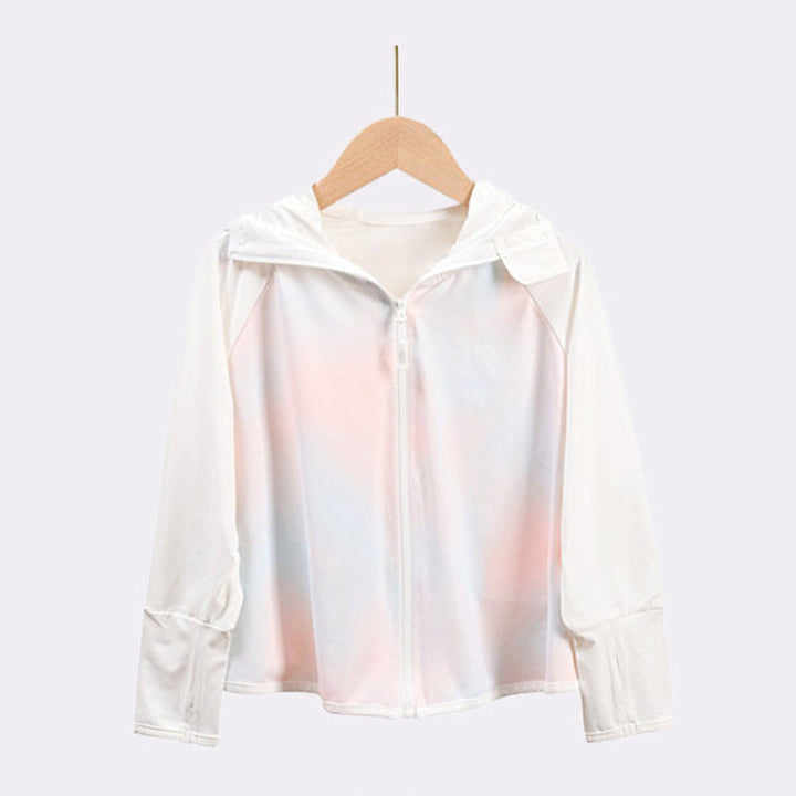 Damen UV-Schutzjacke mit Kapuze und atmungsaktiven Eigenschaften Echo Archiv