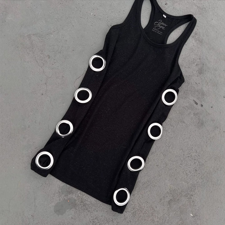 Damen Figurbetontes Minikleid mit metallischen Details Echo Archiv