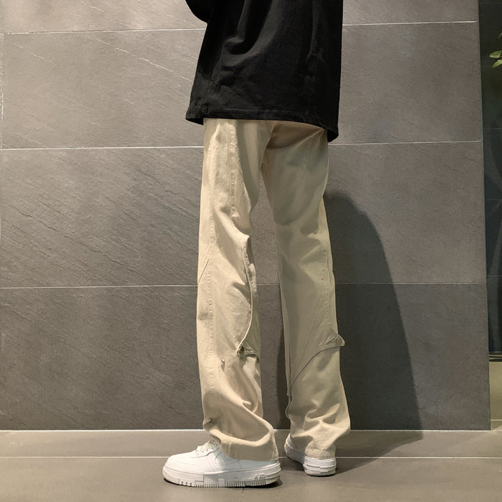 Herren lässige Utility-Hosen mit multifunktionalen Taschen und verstellbarem Bund Echoarchiv