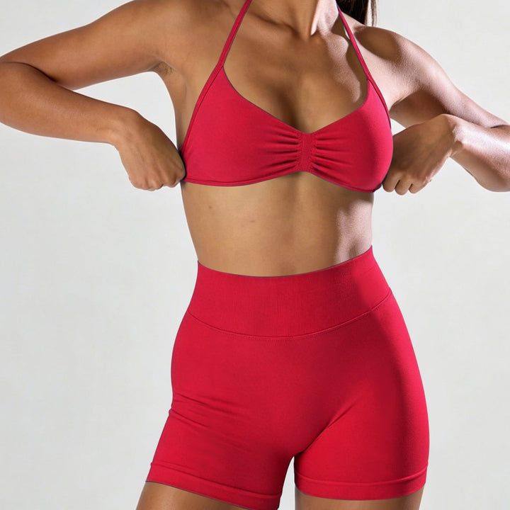 Damen Sportlicher Bikini mit gepolstertem Oberteil und hoher Taille Echo Archiv