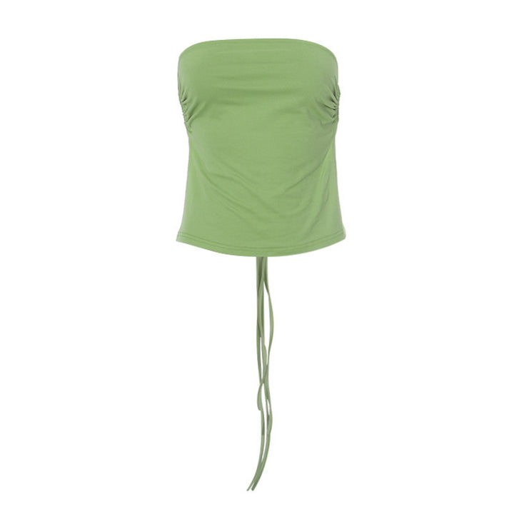 Damen Trägershirt mit elastischem Schnitt und modischem Raffungseffekt Echo Archiv