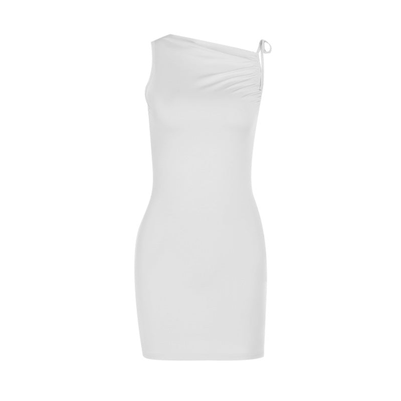 Damen figurbetontes One-Shoulder-Kleid Echo Archiv