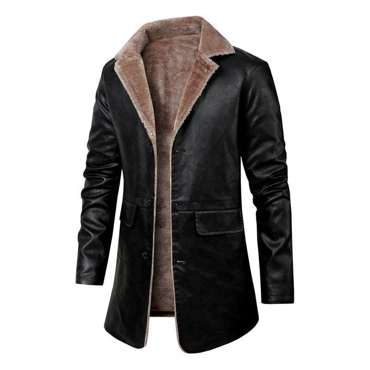 Herren Elegante Lederjacke mit weichem Innenfutter Echo Archiv