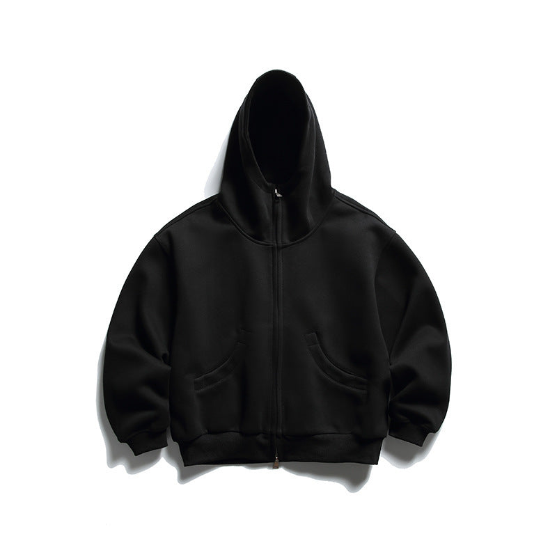 Unisex Oversize Zip-Hoodie mit hohem Kragen und Kängurutaschen Echo Archiv
