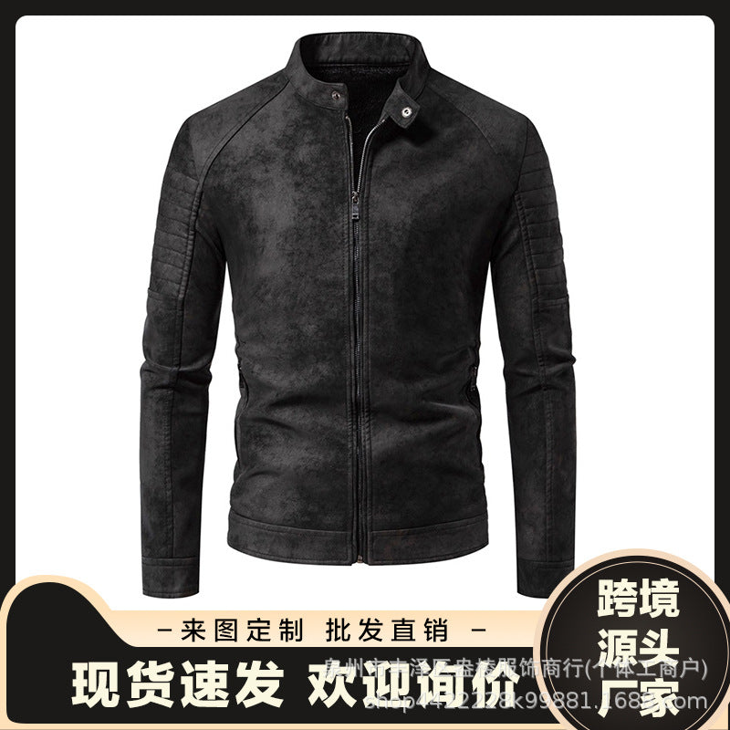 Herren Modische Bikerjacke Echo Archiv