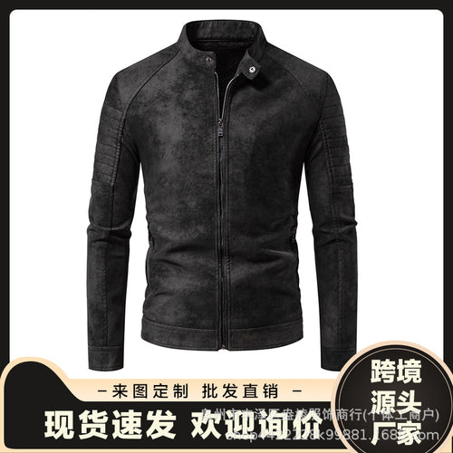 Herren Modische Bikerjacke Echo Archiv