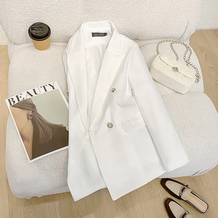 Damen Eleganter Double-Breasted Blazer Echo Archiv