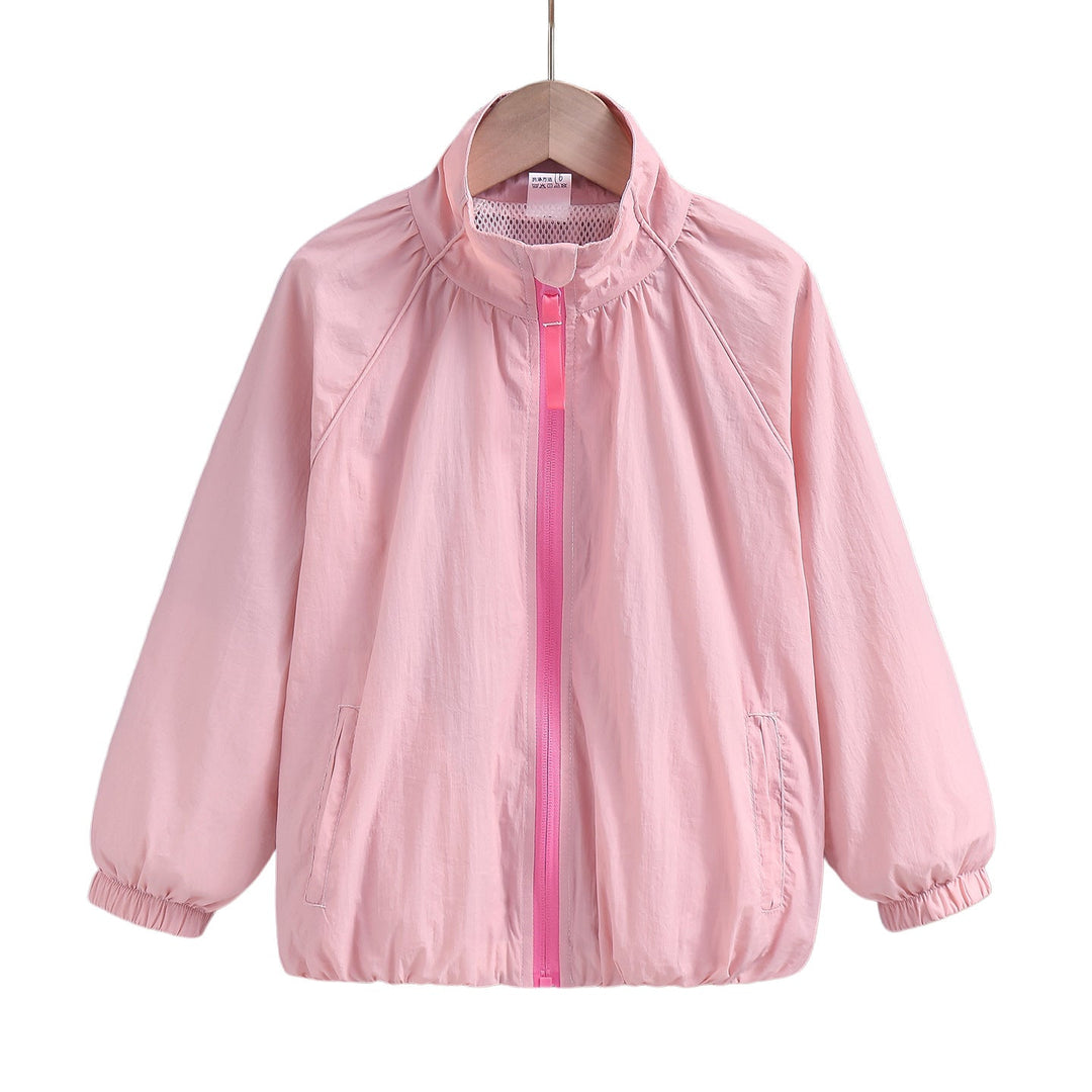 Damen nan leichte winddichte Sommerjacke mit Stehkragen elastischen Bündchen Echo Archiv