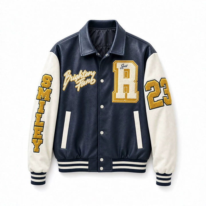 Herren Modische Collegejacke Echo Archiv