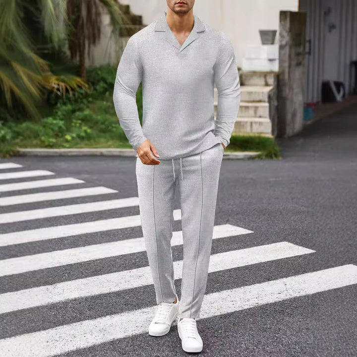 Herren lässiges Freizeitbekleidungsset mit modernem Schnitt Echoarchiv