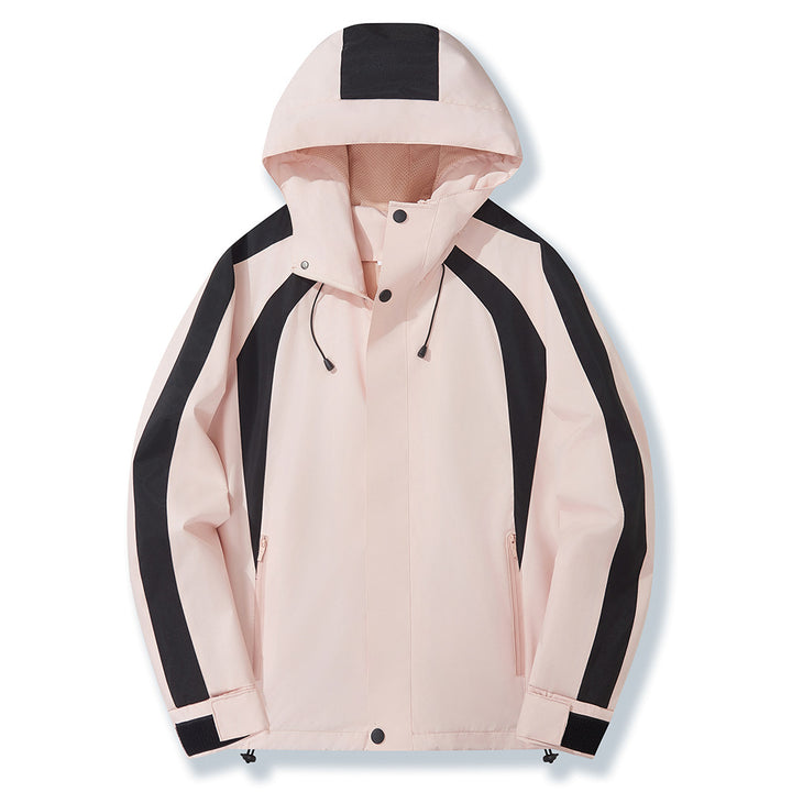Herren wetterfeste Funktionsjacke mit verstellbarem Kapuzenkragen und Atmungsaktivität Echoarchiv