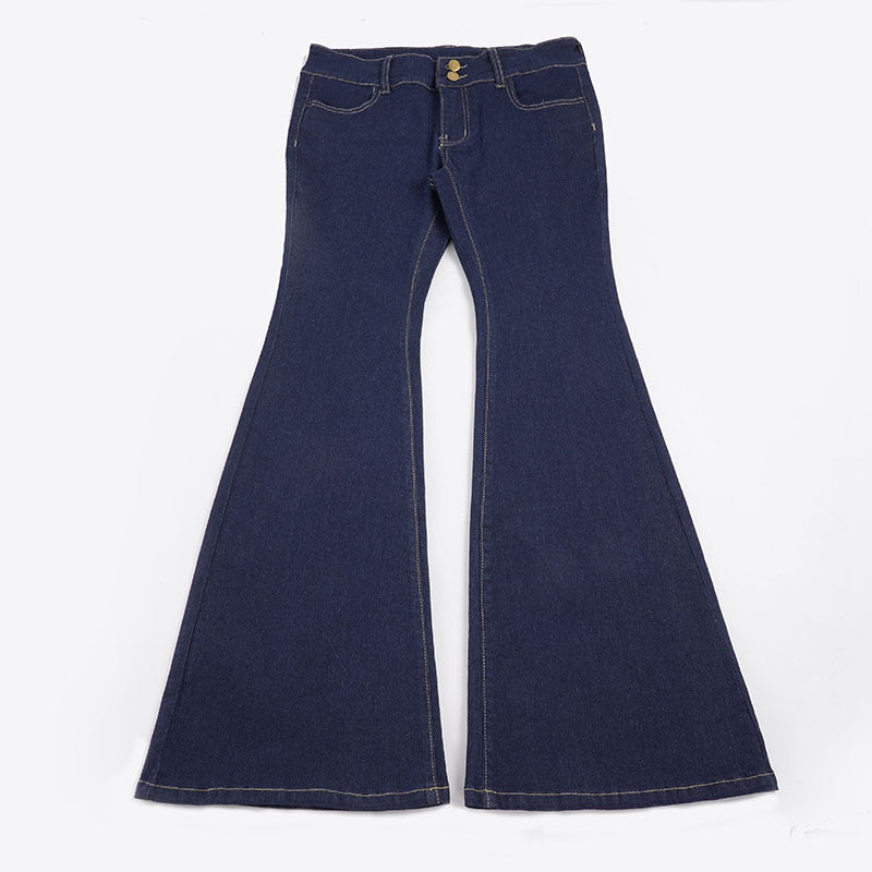 Damen Bootcut Jeans mit hohem Taillenbund und eleganter Nahtführung Echo Archiv