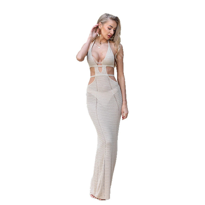 Damen Strickfreizeitkleid mit raffinierten Cut-Outs Echo Archiv