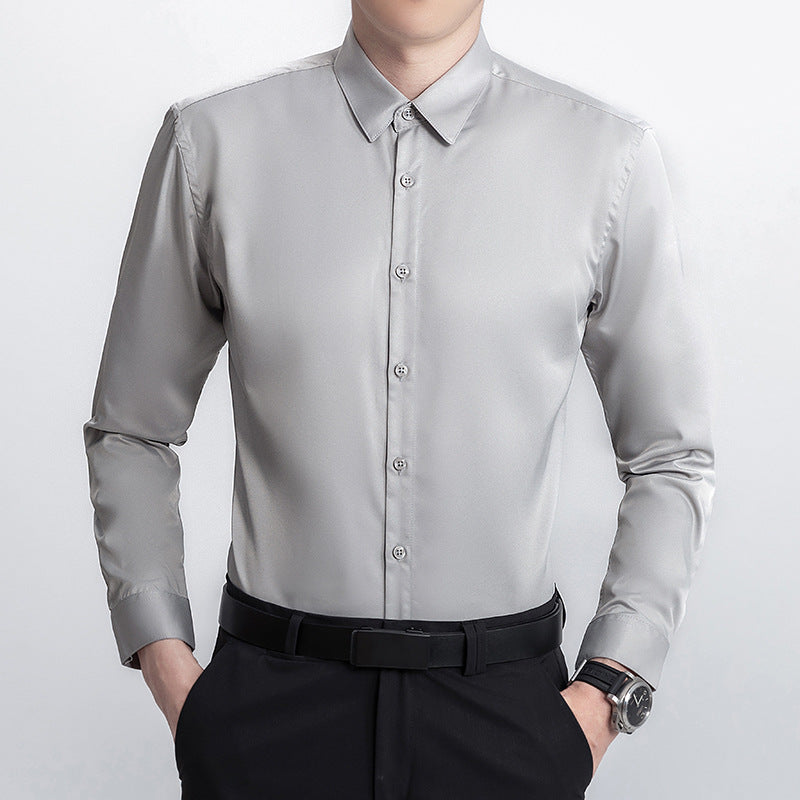 Herren Elegantes Langarmhemd aus atmungsaktivem Material Echoarchiv