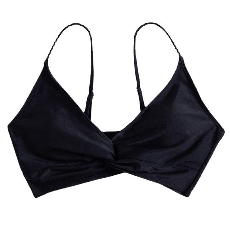Damen Bikini-Oberteil mit Wickeldesign und verstellbaren Trägern Echo Archiv
