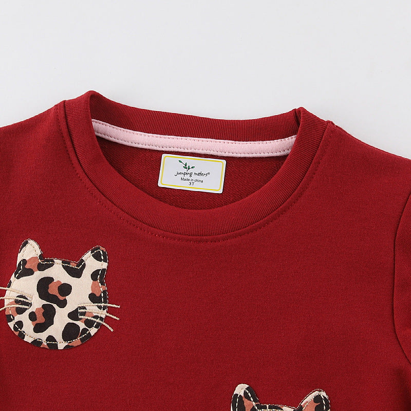 Mädchen Wohlfühlkleid mit Tierstickerei Echo Archiv