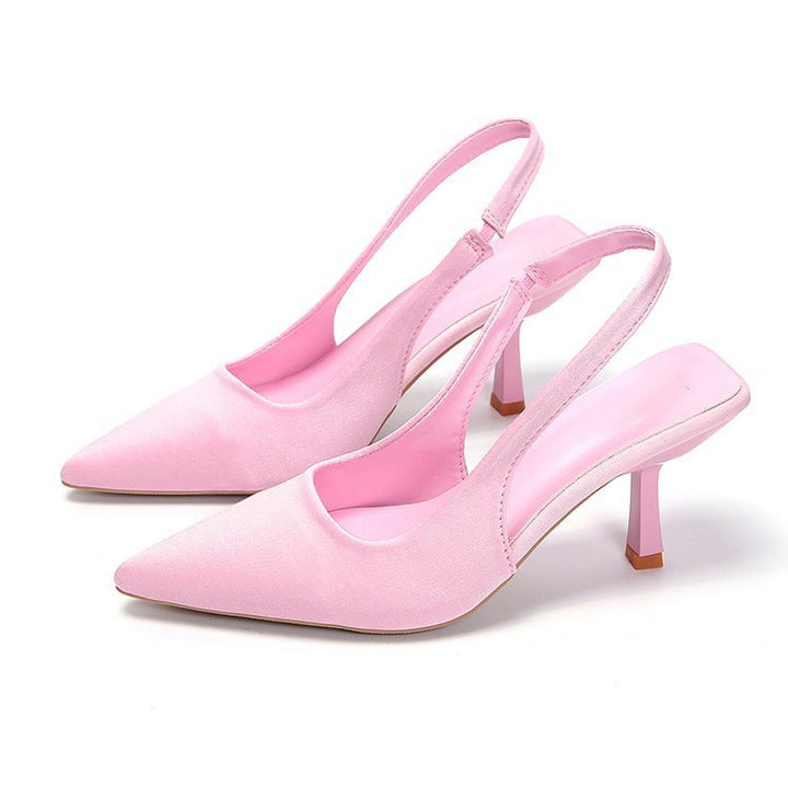 Damen Slingback-Pumps mit spitzer Zehenpartie und schmalem Kitten-Heel – Lioré