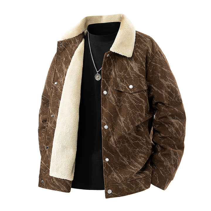 Herren Modische Cordjacke mit stylischem Design Echo Archiv